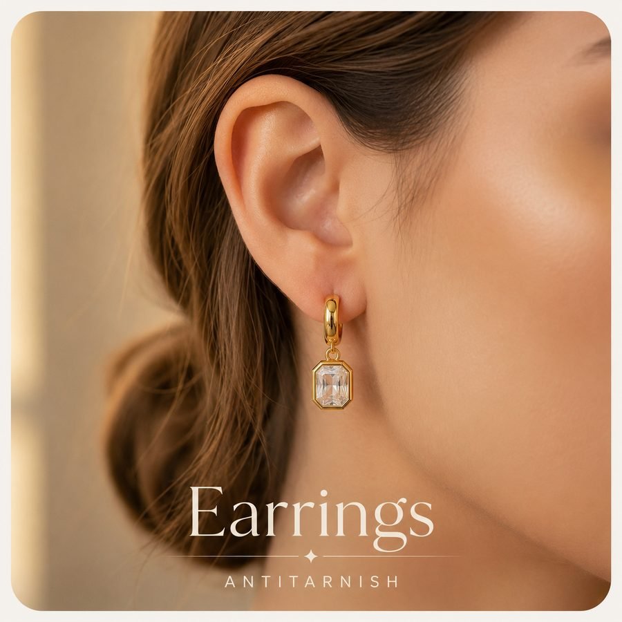 Anti-tarnish earrings