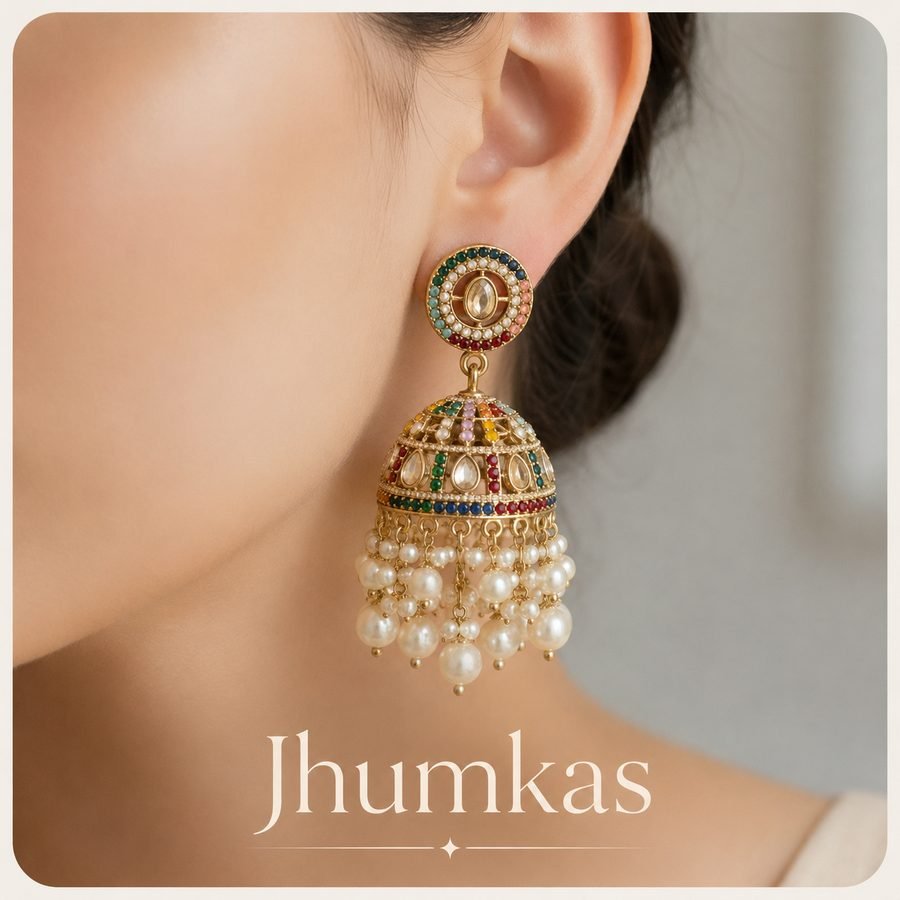 Afreyn Jewels jhumkas