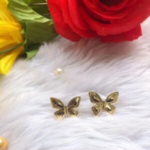 Flutter Butterfly Studs – Afreyn Jewels anti-tarnish earrings