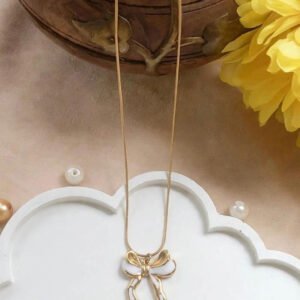 Ivory Ribbon Pendant by Afreyn Jewels