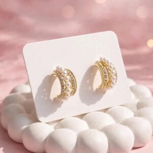 Pearl Moon Crescents earrings - Afreyn Jewels