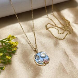 Sky Blossom Pendant by Afreyn Jewels