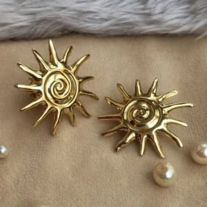 Sunburst Studs – Afreyn Jewels anti-tarnish earrings