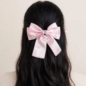 Blush Belle Satin Bow - Afreyn Jewels
