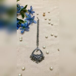 Kiran Maang Tikka - oxidised jewellery by Afreyn Jewels