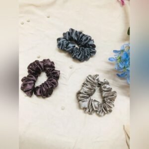 Liquid Gold Satin Scrunchie - Afreyn Jewels
