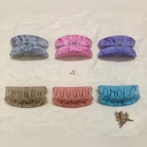 Marble Swirl Claw Clip - Afreyn Jewels