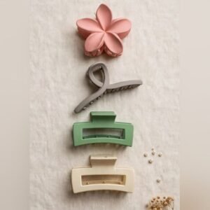 Matte Claw Clip Combo (Set of 4) - Afreyn Jewels