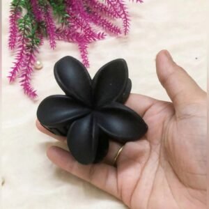 Midnight Plumeria Claw Clip - Afreyn Jewels