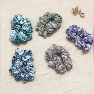 Painted Petal Scrunchie - Afreyn Jewels