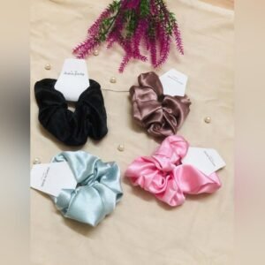 Satin Swirl Scrunchie - Afreyn Jewels